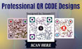 design professional and stunning qr code with logo in 3 hours