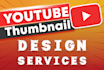design attractive, catchy, viral youtube video thumbnail, banner, cover art
