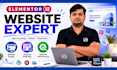 design a modern and responsive wordpress website using elementor pro