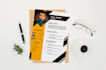 design a professional and eye catching CV resume