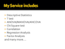 this gig offers statistical data analysis using spssl