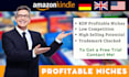 do amazon KDP profitable niches research and keywords
