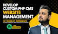 develop a custom PHP cms and manage your website