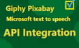 be your api developer, giphy, pixabay, text to speech api