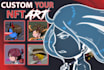 design high quality nft art and generate collection metadata in chibi art style