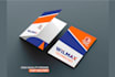 design corporate presentation folder and letterhead