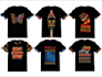 create eye catchy t shirt design with african patterns