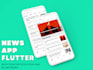 create flutter news app with automatic web scraping, live updates