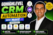 automate gohighlevel CRM with make and webhooks