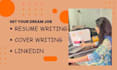 deliver CV, resume, and cover letter writing services