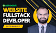 do website design and development  full stack developer