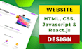 build a HTML, CSS and bootstap landing page