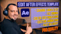 professionally customize your after effects template