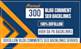 build manual blog comment backlinks for SEO