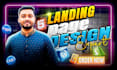 create modern landing page design