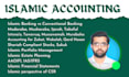 do islamic accounting, islamic banking and finance tasks