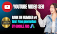 be your  best youtube video SEO and promotion specialist