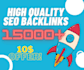 give keyword target high quality SEO backlinks 15000 links