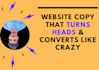 do darn good sales and website copywriting