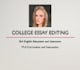 review your college application essays