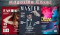design professional stylish magazine cover