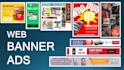 design awesome looking banner ads for google ads