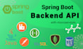 develop backend rest API with spring boot