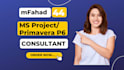 create construction project primavera p6 and ms project schedule gantt chart