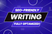 write bulk seo friendly article writing and blog posts, blog writing