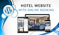 design a hotel booking website with online room reservation system