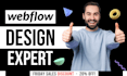 design webflow landing page, website animation and figma to webflow