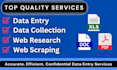 do perfect data entry, web research, and copy paste