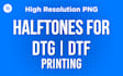 do artwork to halftone for dtg dtf printing