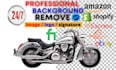 remove background 500 images in white or transparent  2 hrs