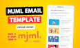 create custom responsive HTML email using mjml