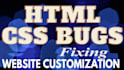 html, CSS,and responsive bug fixing