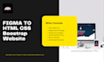 convert figma to HTML CSS boostrap responsive website