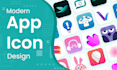 create modern app icon designs