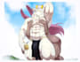 draw nsfw or sfw art of your furry character, couple