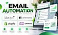 setup ecommerce email marketing automation flows in klaviyo with shopify