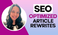 rewrite your article or blog post