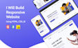 build a responsive website with HTML, CSS, and javascript