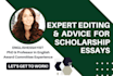 edit and perfect your scholarship essay