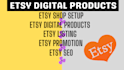 etsy digital product etsy digital store etsy shop print on demand