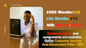write bulk SEO articles and blog posts