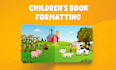 format your childrens book for kindle, KDP or createspace