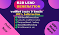 do b2b lead generation, linkedin, and web research