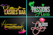 do bling beautiful feminine glitter sparkle logo