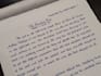 handwrite anything in my cursive handwriting style
