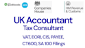 prepare UK company accounts vat returns ct600 sa100 and hmrc tax filings